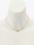 AllSaints star pave necklace and earrings set gold, UK version
