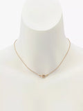 AllSaints star pave necklace and earrings set gold, UK version