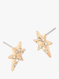 AllSaints star pave necklace and earrings set gold, UK version
