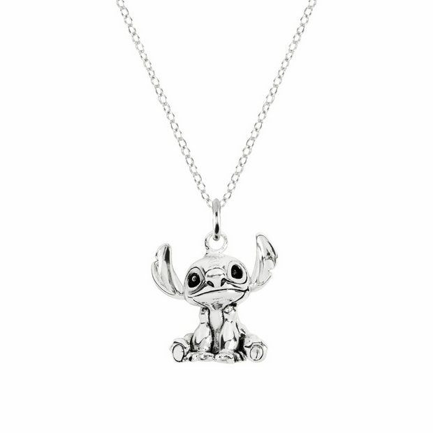 Disney Lilo and Stitch Sterling Silver pendant necklace, imported from the UK