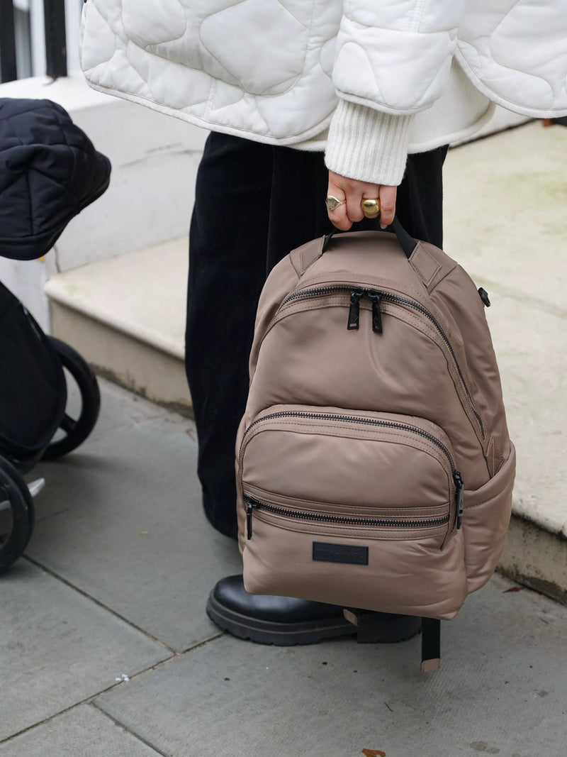 Tiba Marl Elwood backpack Mocha - British product