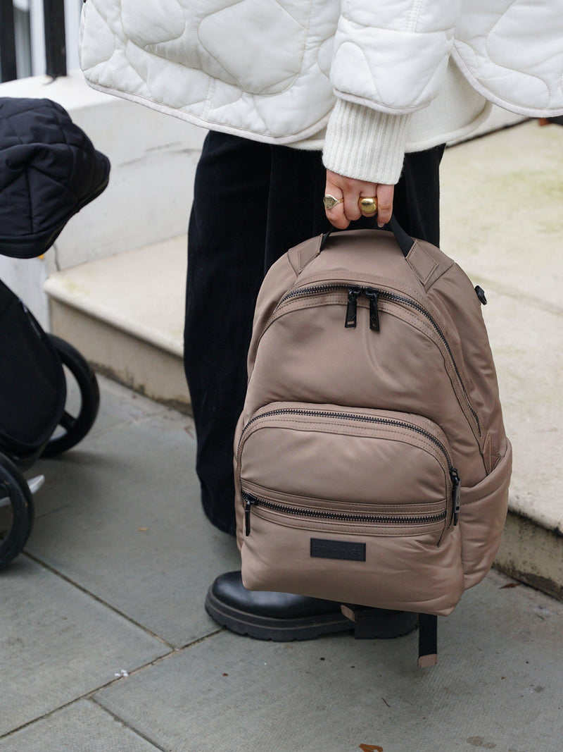 Tiba Marl Elwood backpack Mocha - British product