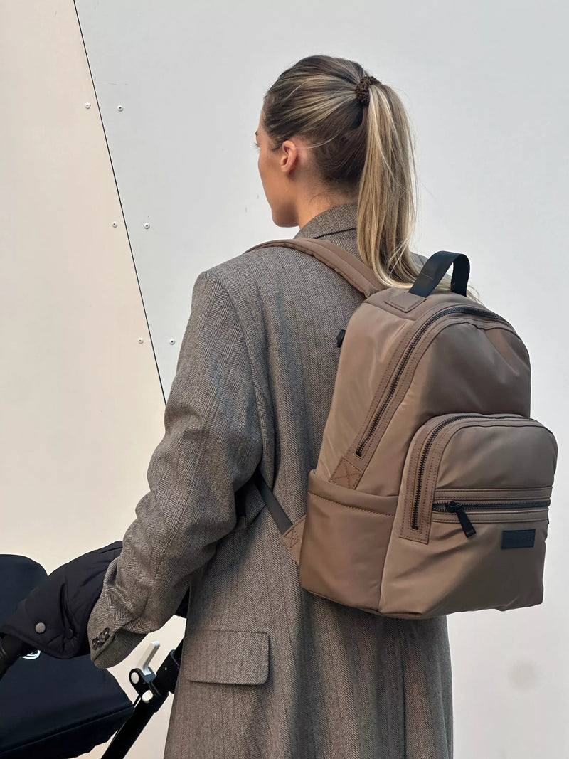 Tiba Marl Elwood backpack Mocha - British product