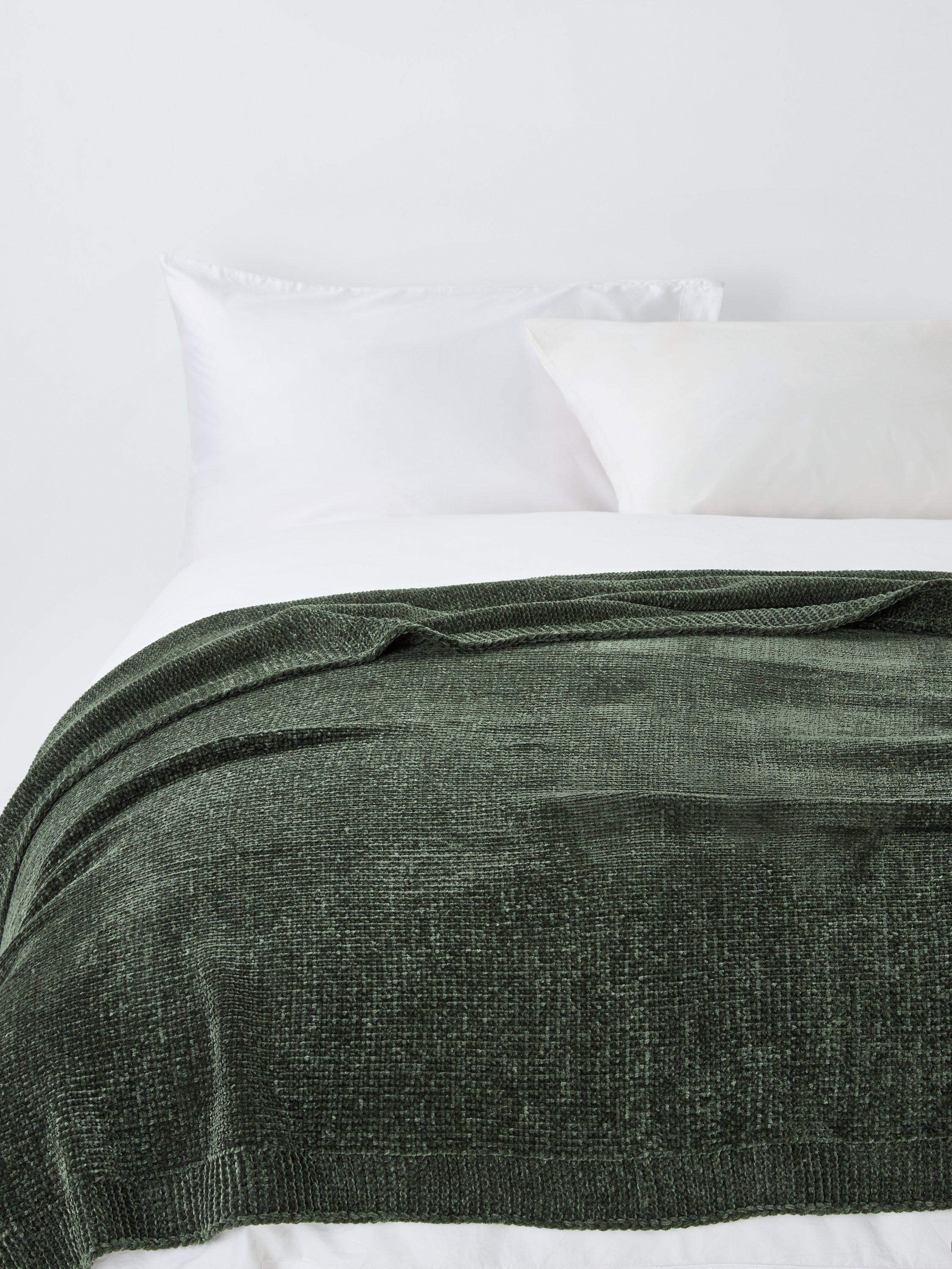 John Lewis chunky chenille throw 190x140cm, imported from the UK