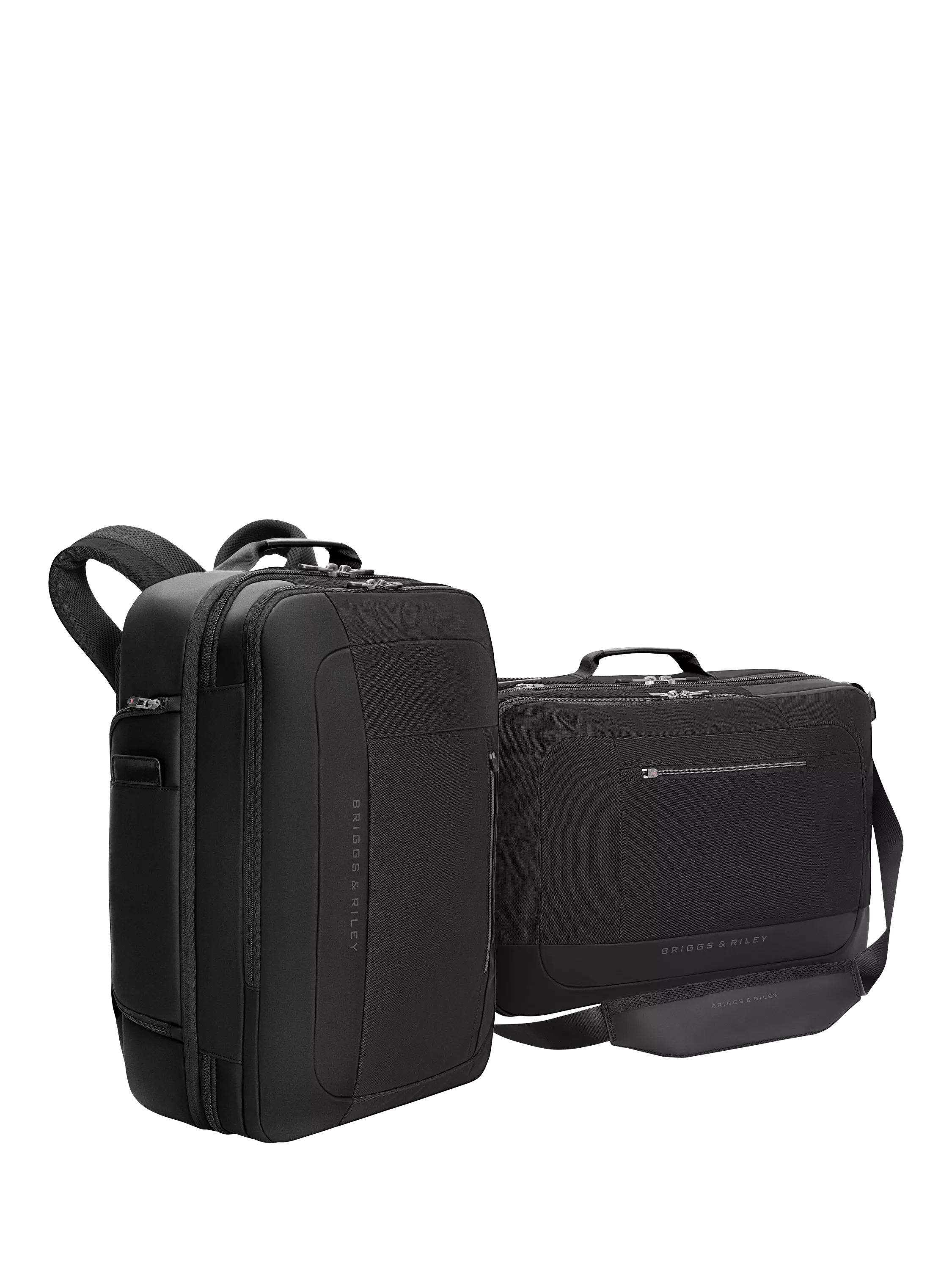 Briggs & Riley convertible backpack duffle bag 55L black, UK version