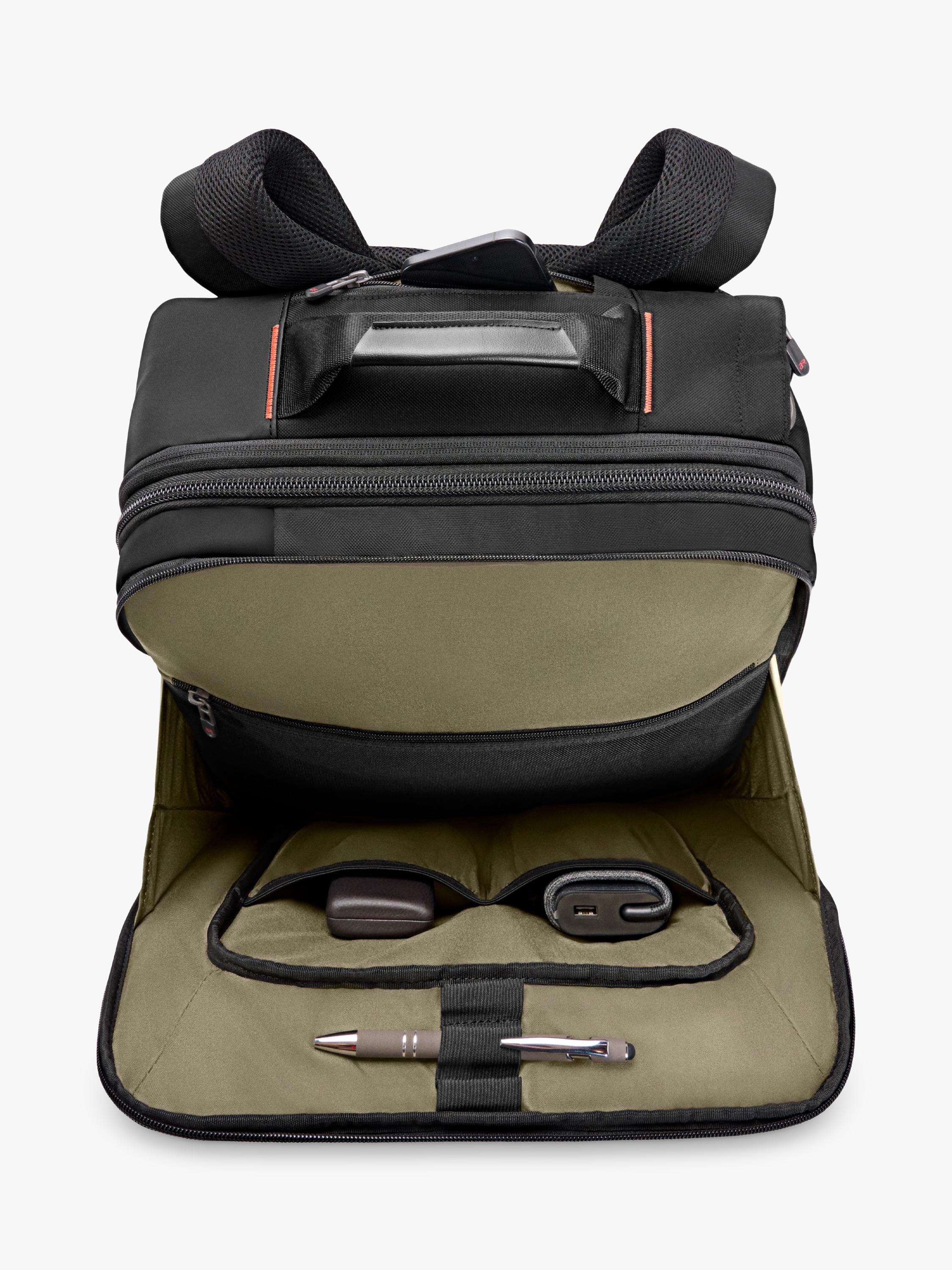 Briggs & Riley convertible backpack duffle bag 55L black, UK version