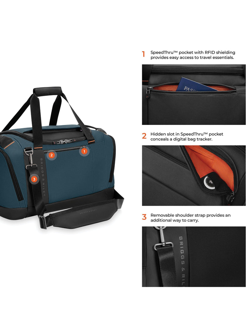 Briggs & Riley ZDX Large duffle bag 54.5L, imported from the UK