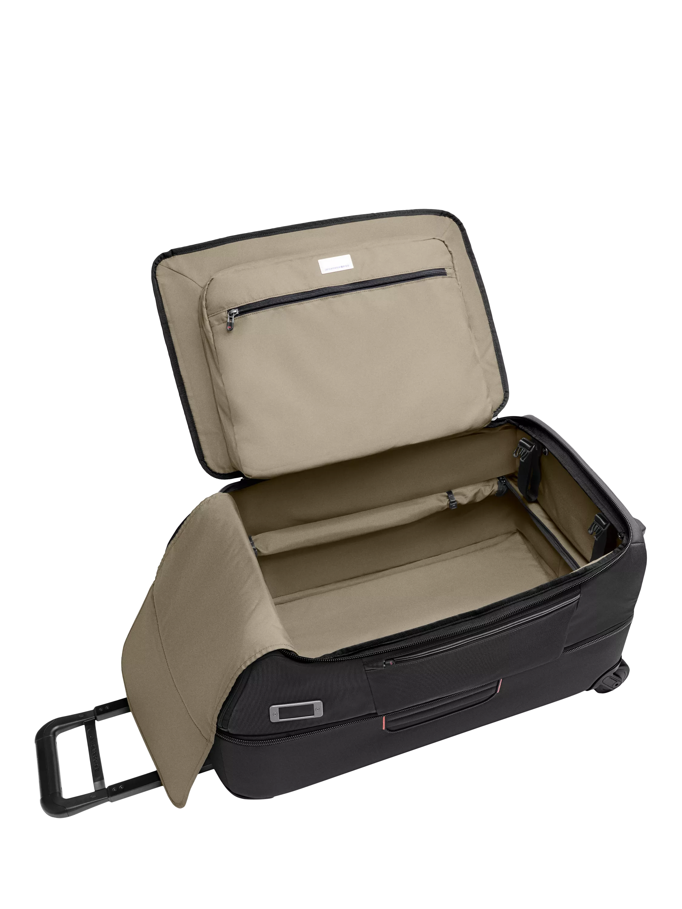 Briggs & Riley 90L upright duffle black, imported from the UK