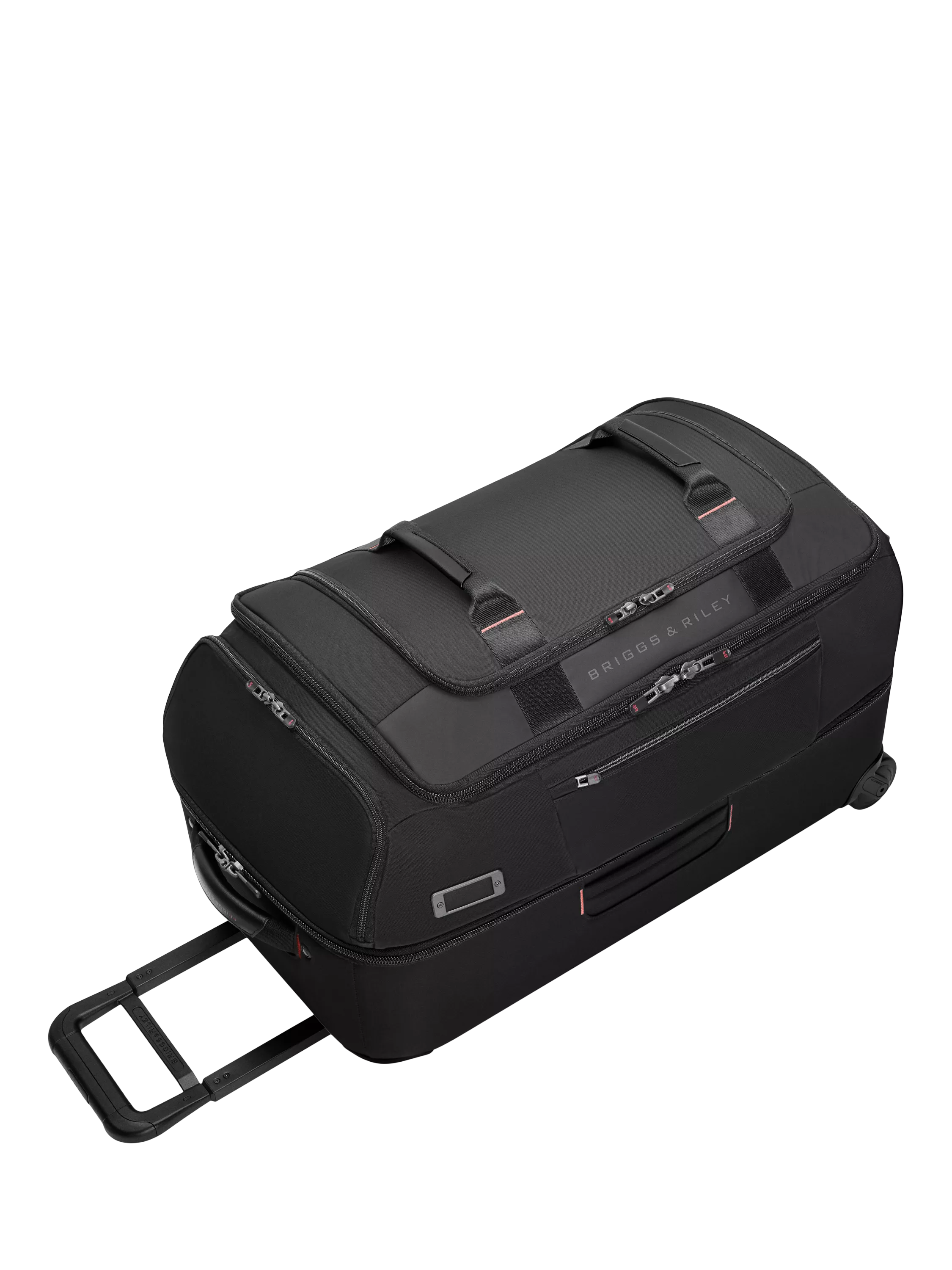 Briggs & Riley 90L upright duffle black, imported from the UK