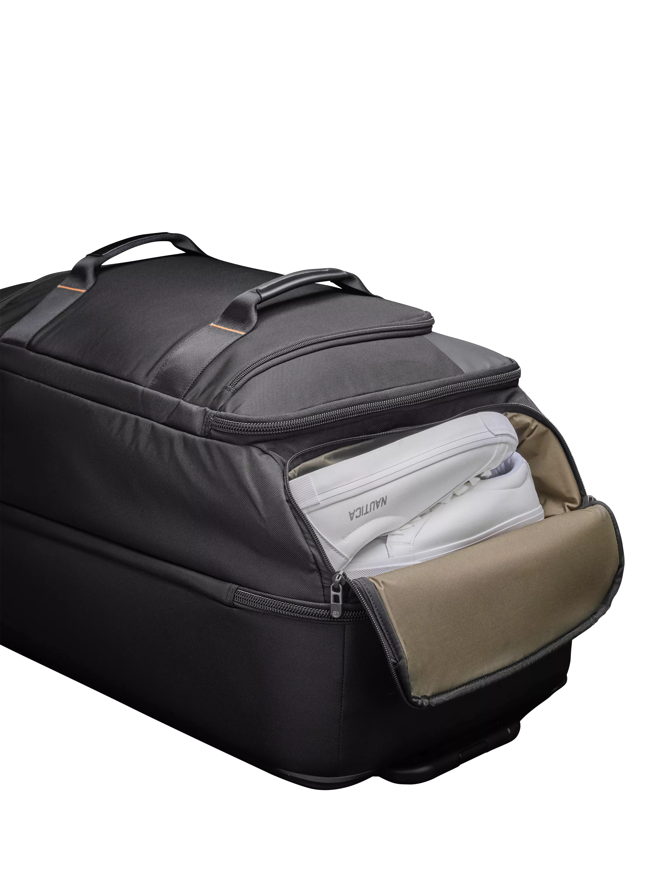 Briggs & Riley 90L upright duffle black, imported from the UK