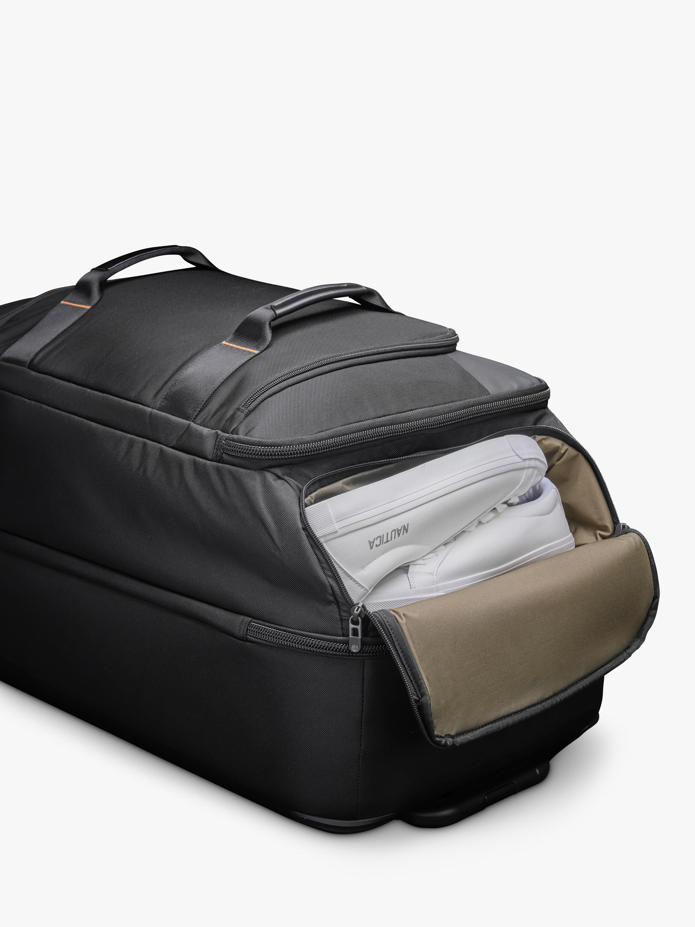 Briggs & Riley 90L upright duffle black, imported from the UK