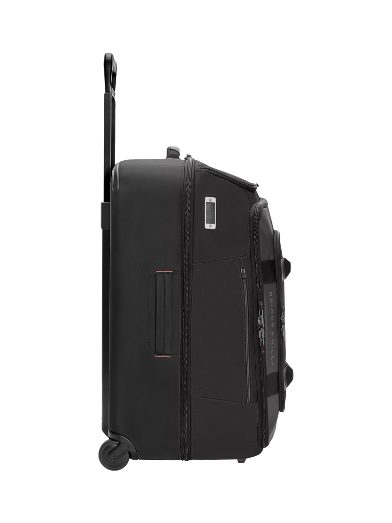 Briggs & Riley 90L upright duffle black, imported from the UK