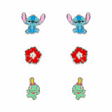 Disney Lilo and Stitch stud earrings set of 3 (British brand)
