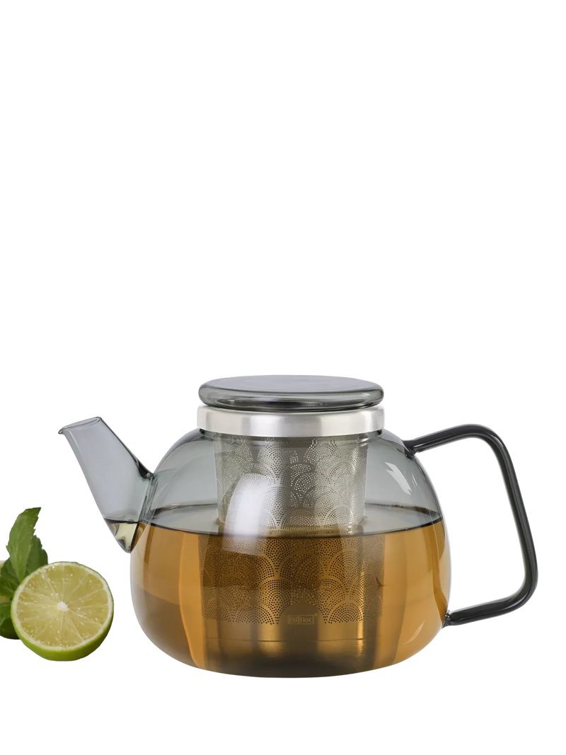 AdHoc glass teapot with tea infuser 1.2L - British product