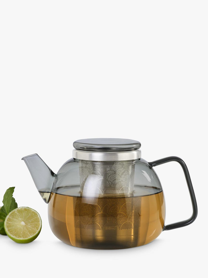 AdHoc glass teapot with tea infuser 1.2L - British product