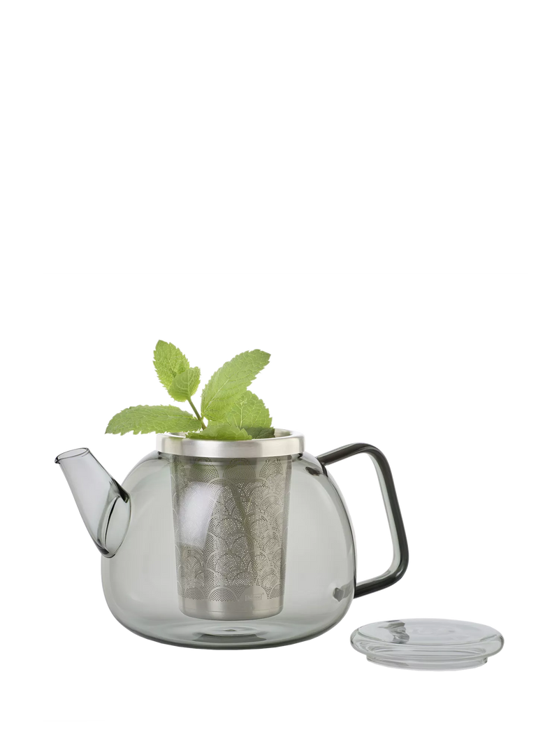 AdHoc glass teapot with tea infuser 1.2L - British product
