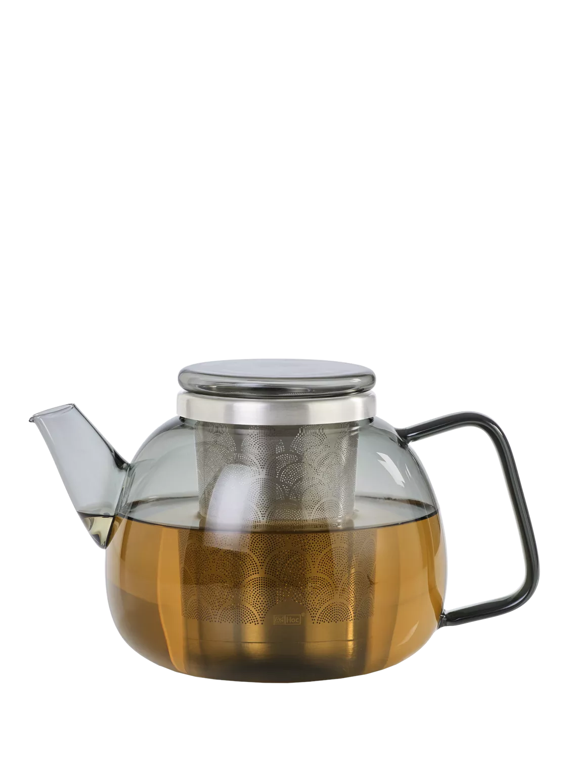 AdHoc glass teapot with tea infuser 1.2L - British product