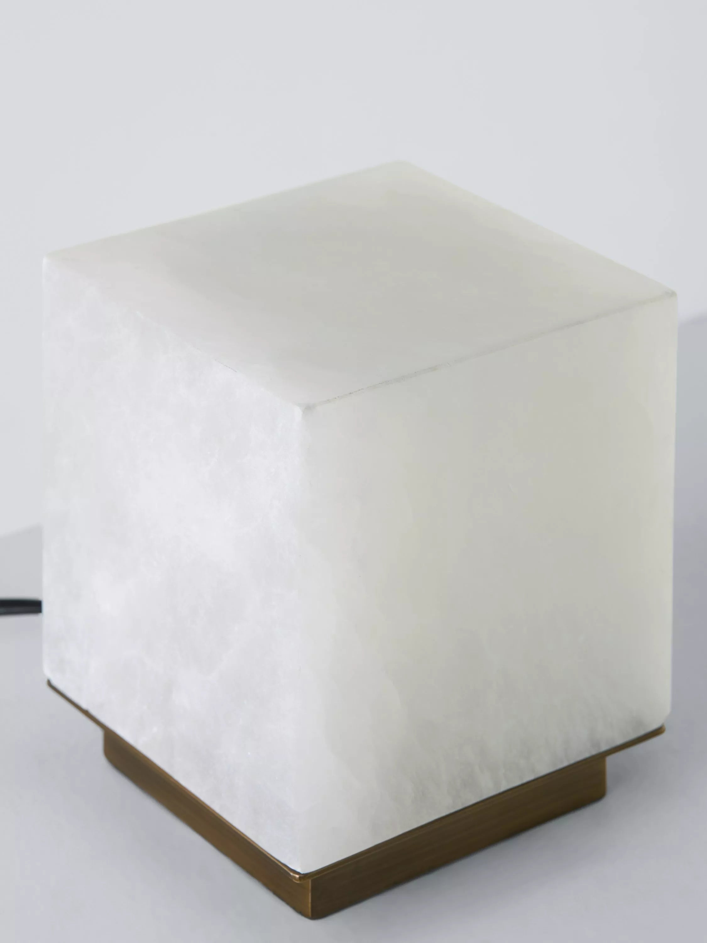 John Lewis cube table lamp white - British product