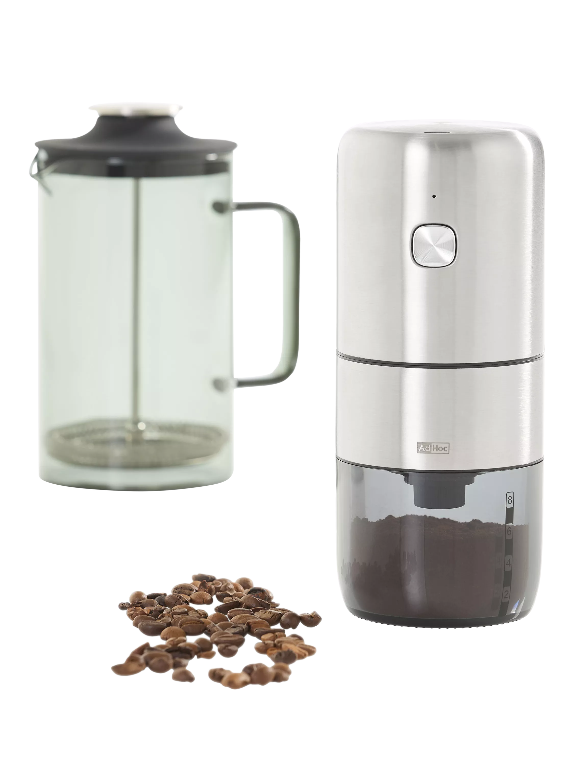 AdHoc rechargeable electronic coffee grinder - British product