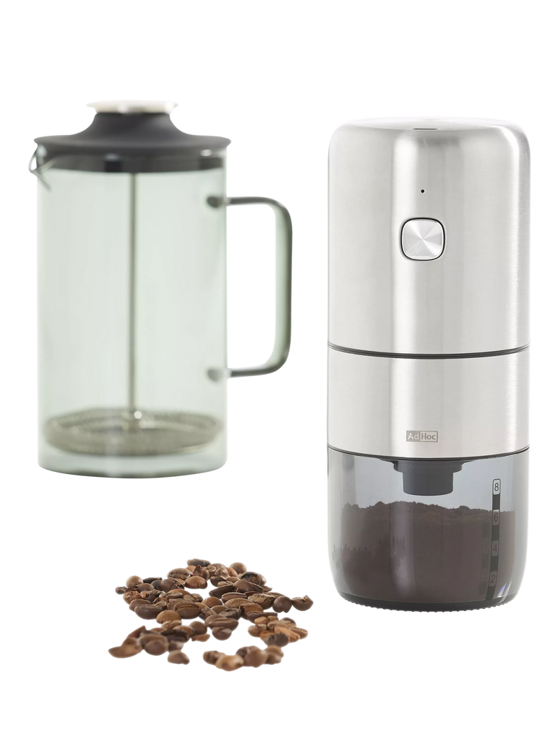AdHoc rechargeable electronic coffee grinder - British product