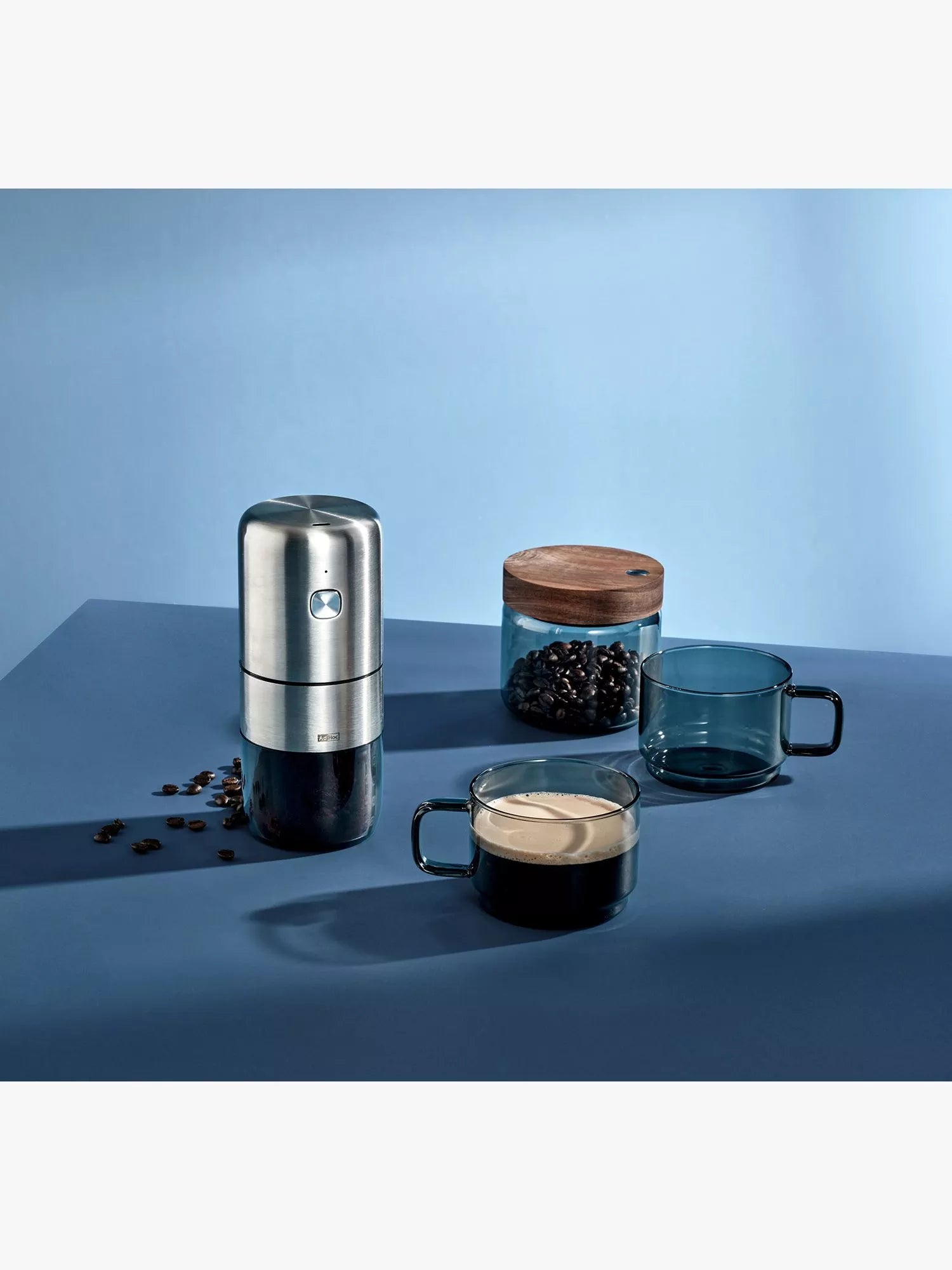 AdHoc rechargeable electronic coffee grinder - British product