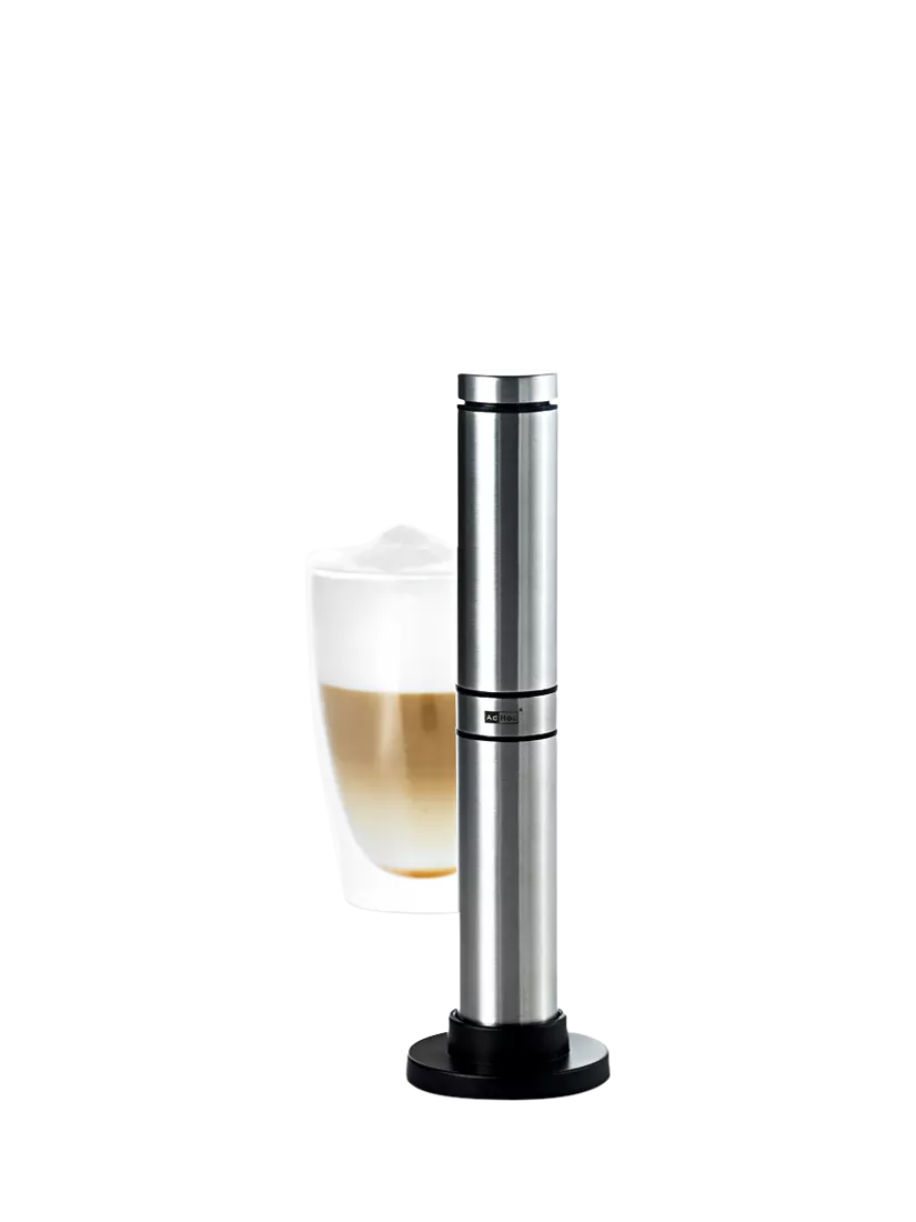 AdHoc Rapid Stainless Steel coffee milk frother - British product