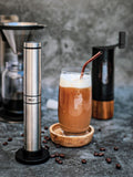 AdHoc Rapid Stainless Steel coffee milk frother - British product