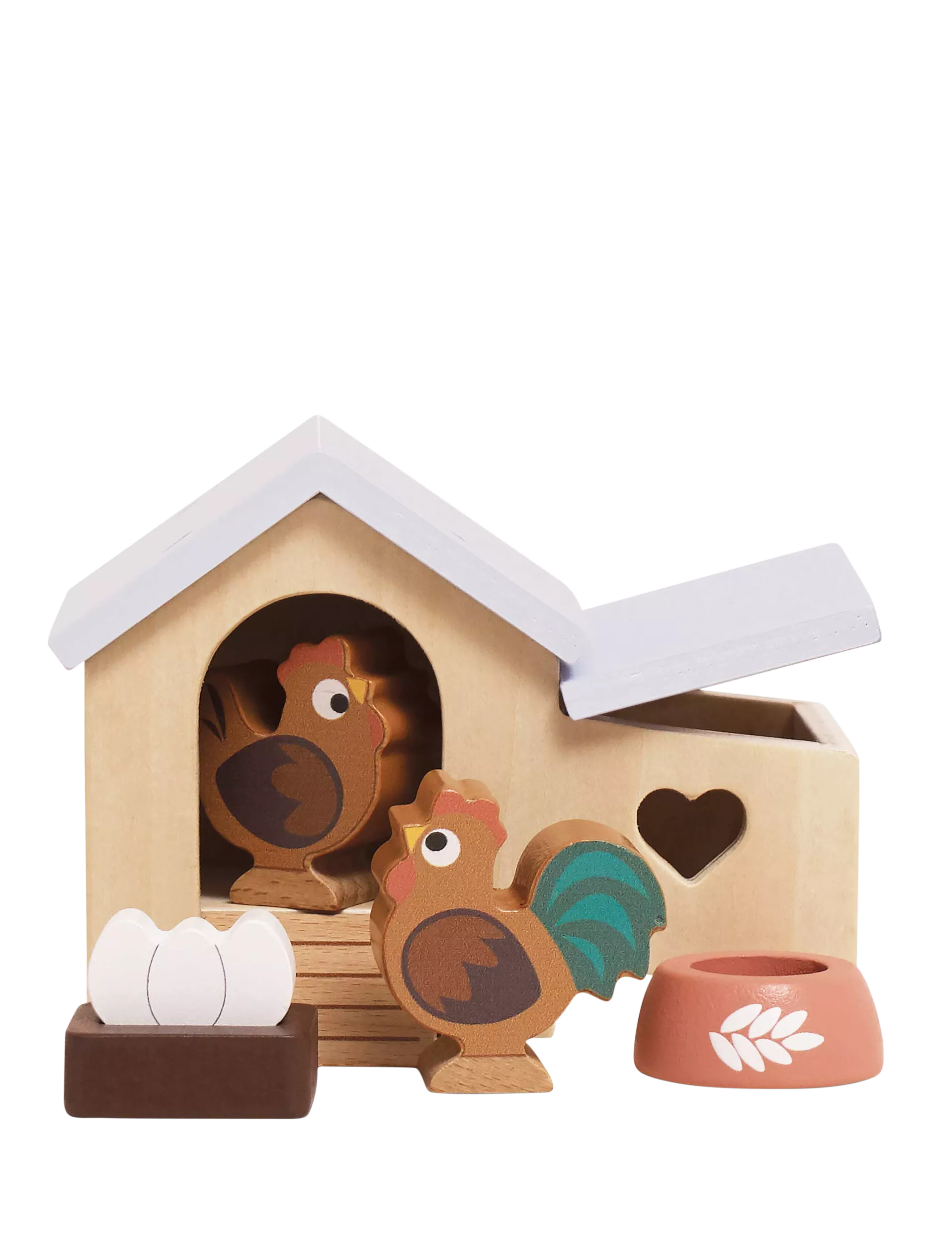 Le Toy Van wooden chicken coop playset (British brand)