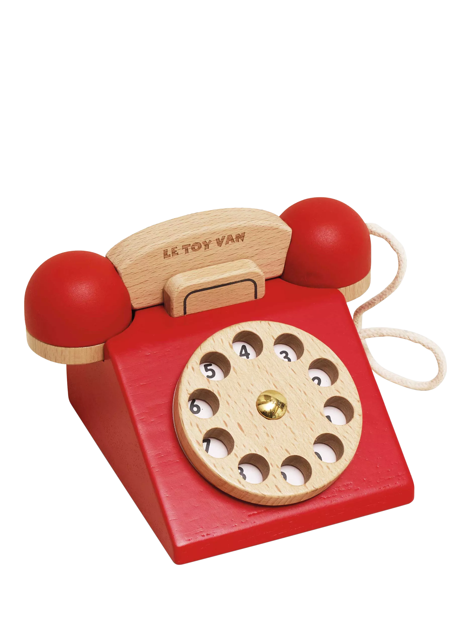 Le Toy Van vintage wood phone, UK version