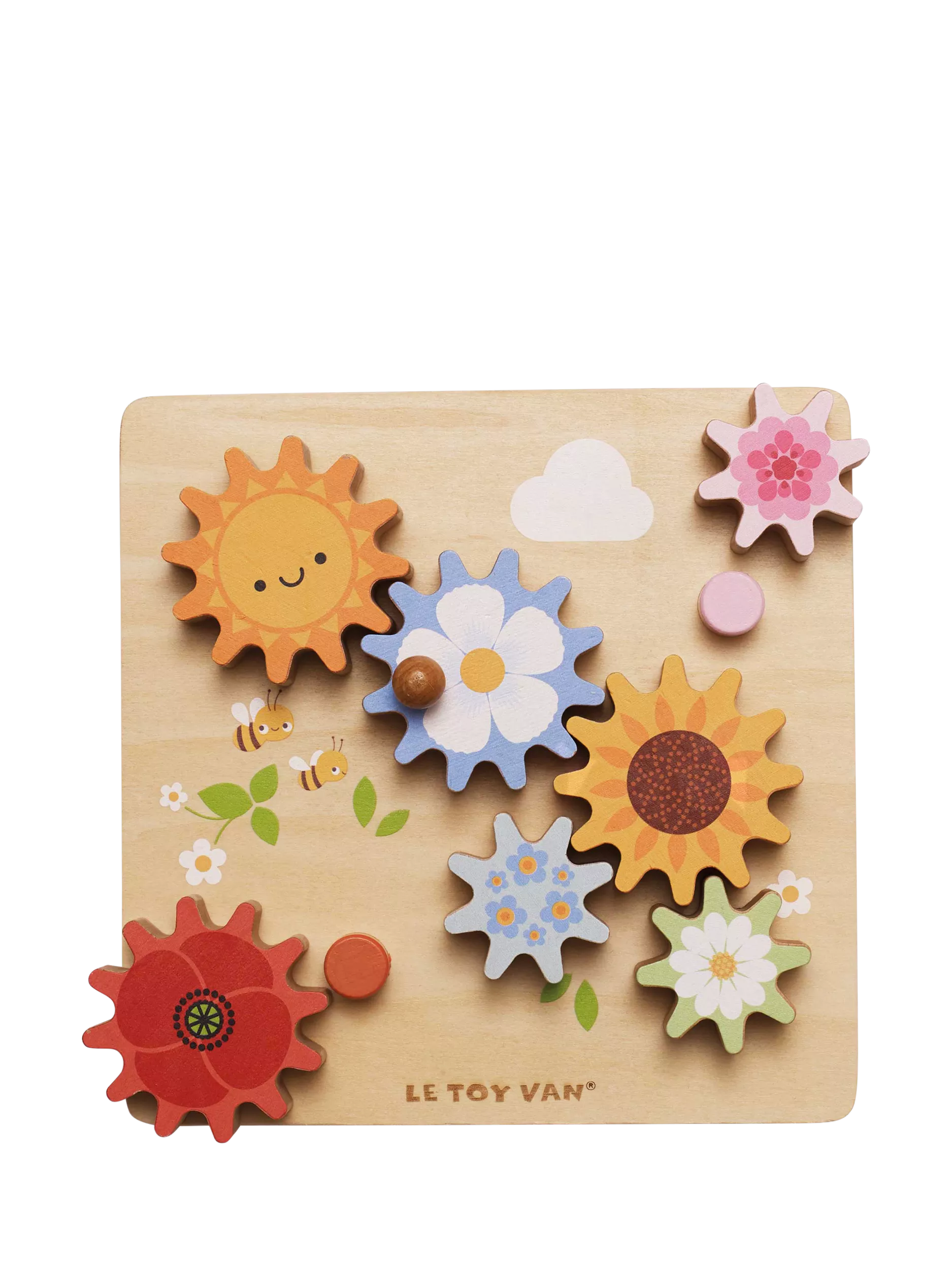 Le Toy Van Meadow Gears and Cogs Set wooden toy - British product