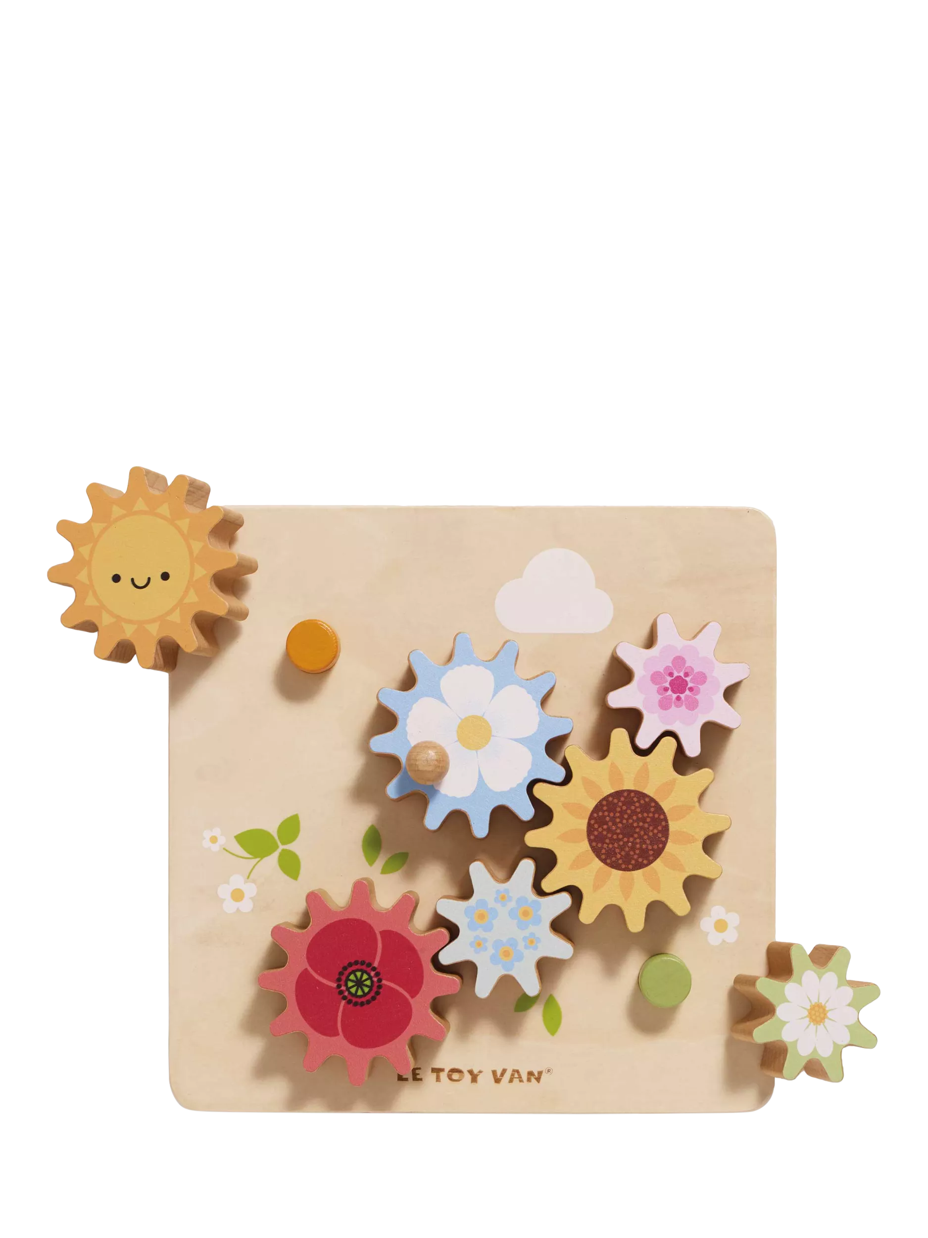 Le Toy Van Meadow Gears and Cogs Set wooden toy - British product