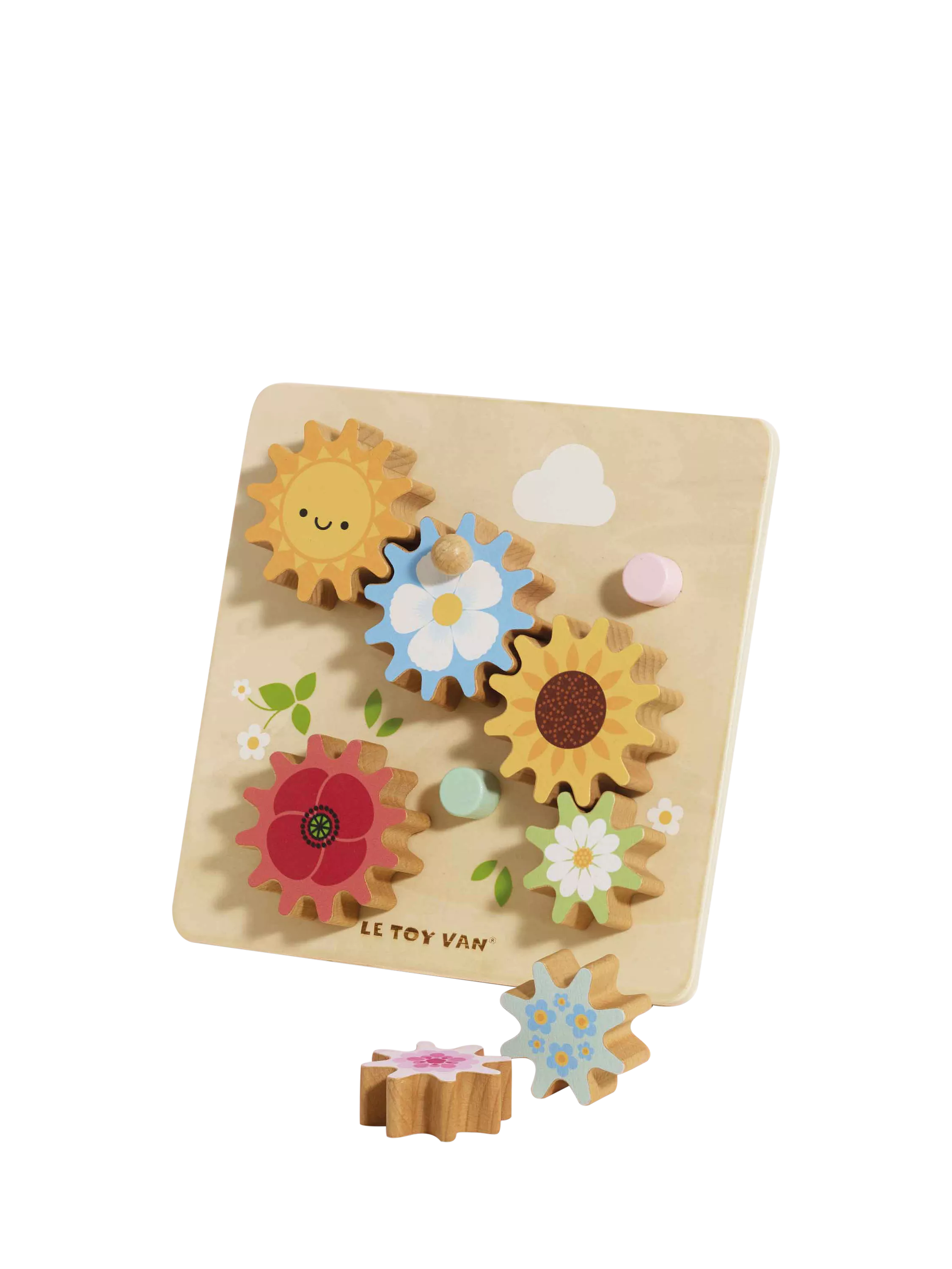 Le Toy Van Meadow Gears and Cogs Set wooden toy - British product