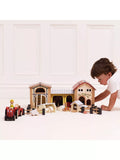 Le Toy Van wooden farmyard stable playset (British brand)