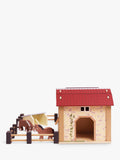 Le Toy Van wooden farmyard stable playset (British brand)