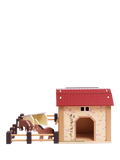 Le Toy Van wooden farmyard stable playset (British brand)