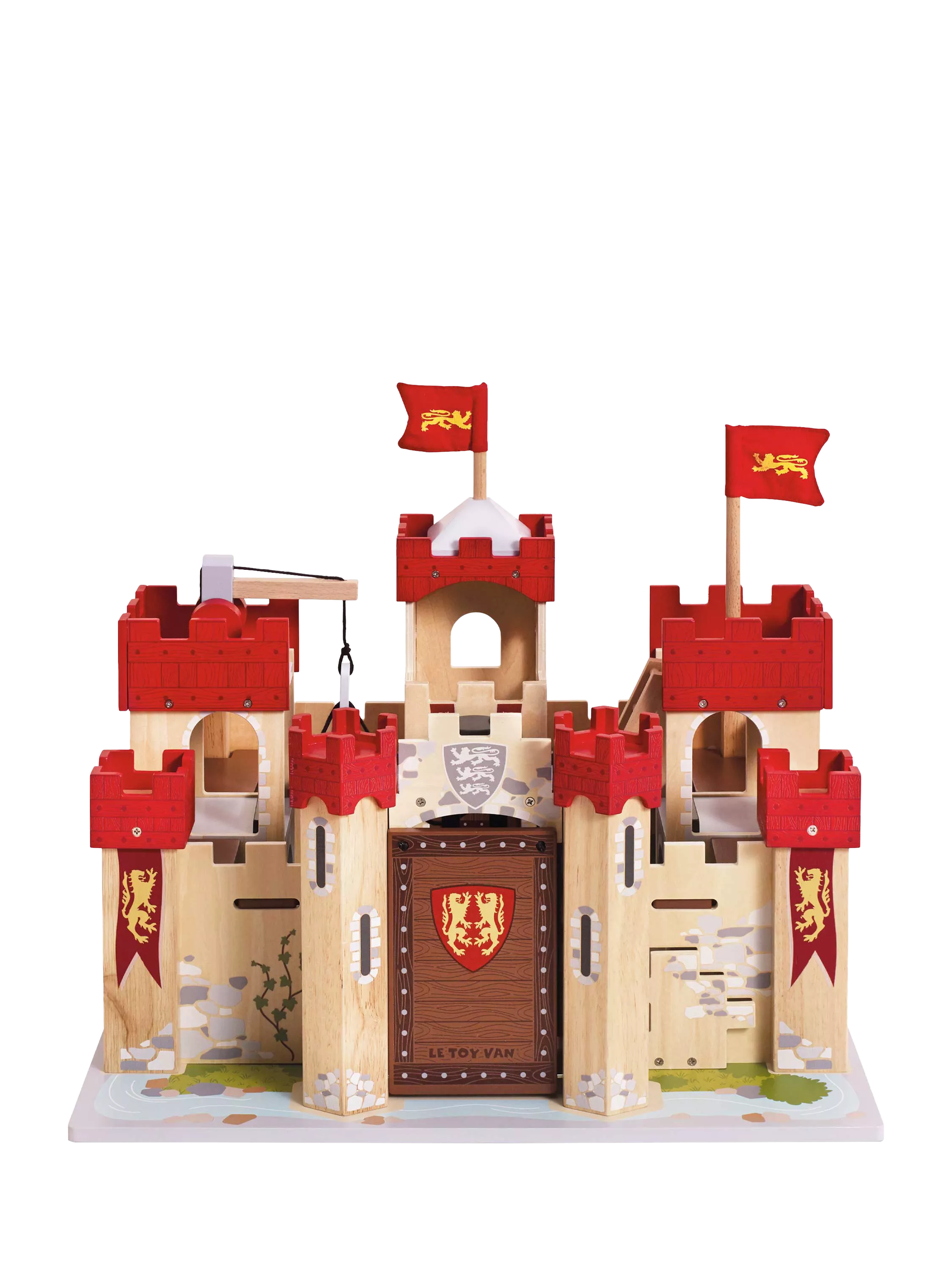 Le Toy Van Lionheart Castle wooden playset, imported from the UK