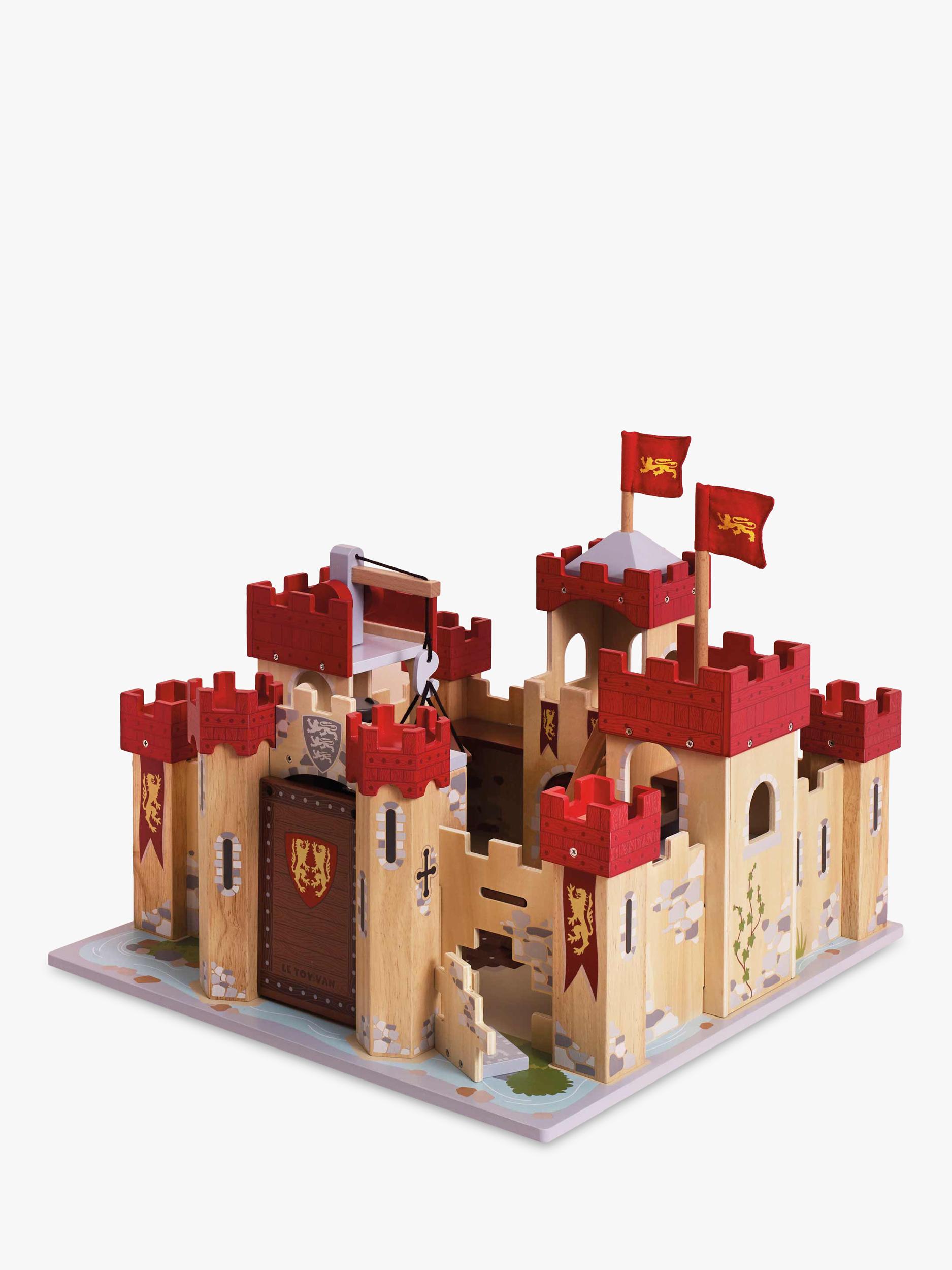 Le Toy Van Lionheart Castle wooden playset, imported from the UK