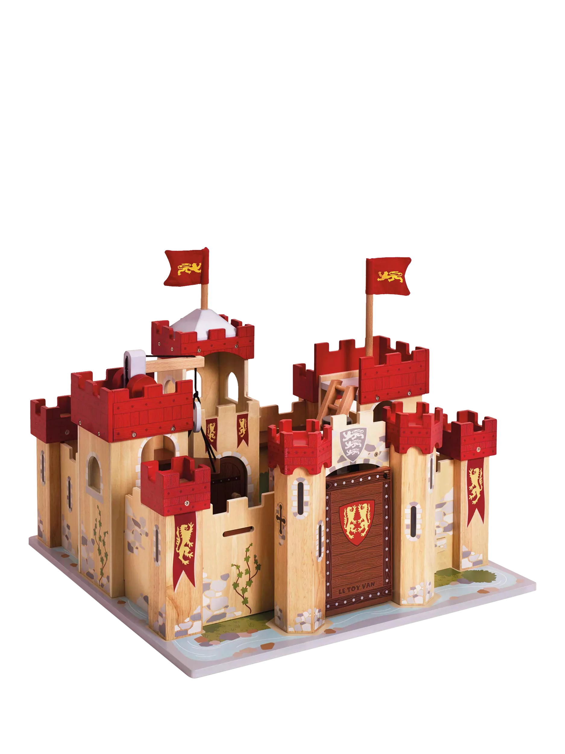 Le Toy Van Lionheart Castle wooden playset, imported from the UK
