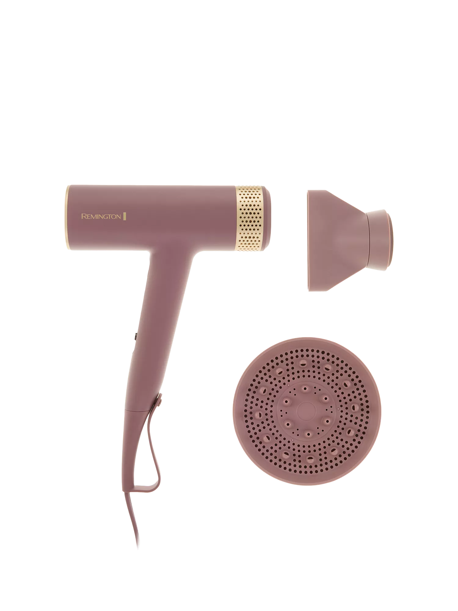 Remington AIRvive Digital hair dryer Mauve, imported from the UK