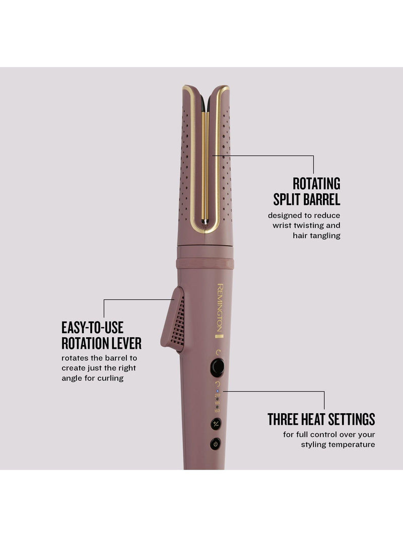 Remington AIRvive curling wand Mauve - British product