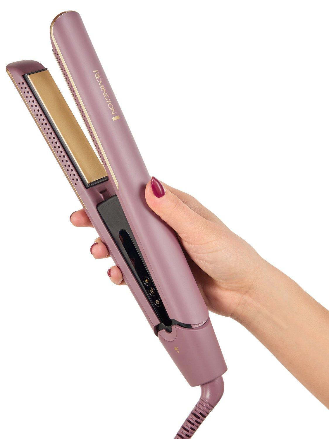 Remington AIRvive Slim hair straightener mauve, imported from the UK