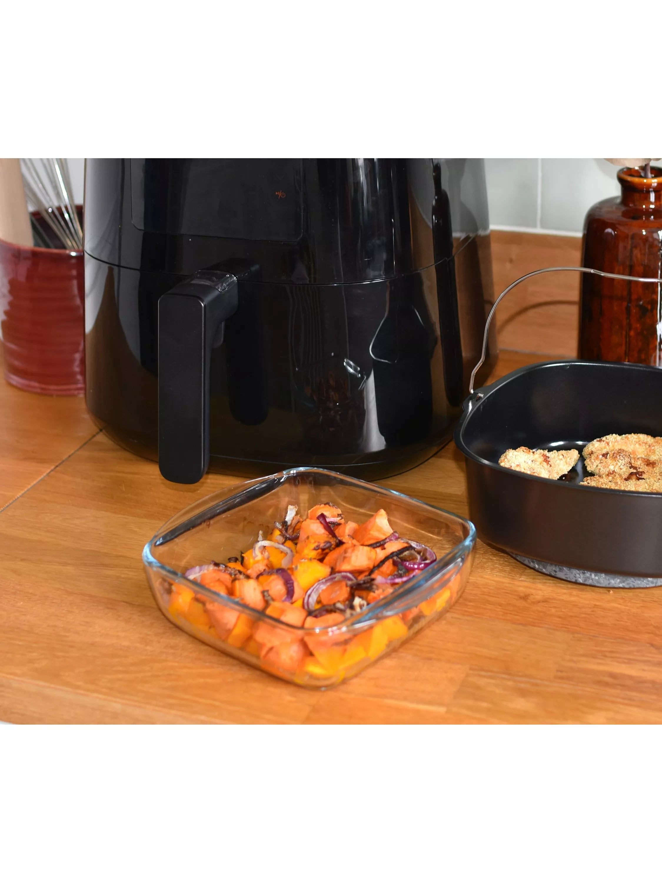 Pyrex square air fryer dish 17cm - British product