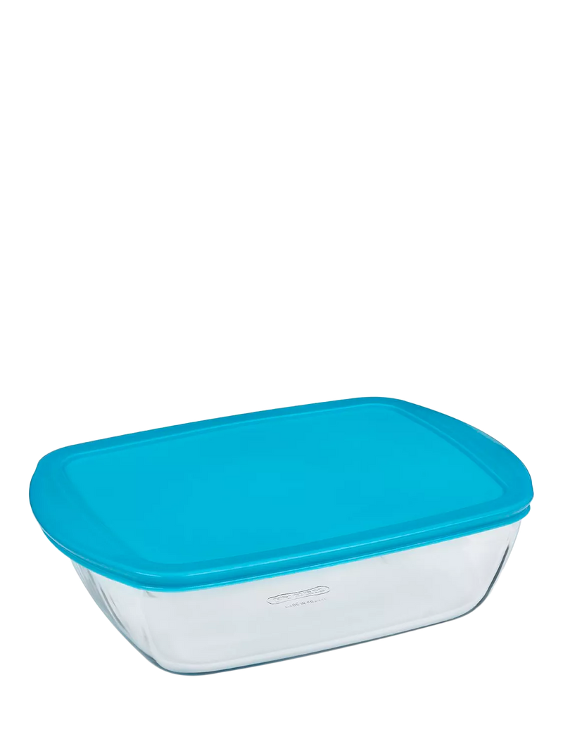 Pyrex glass dish set 2 piece blue - British product