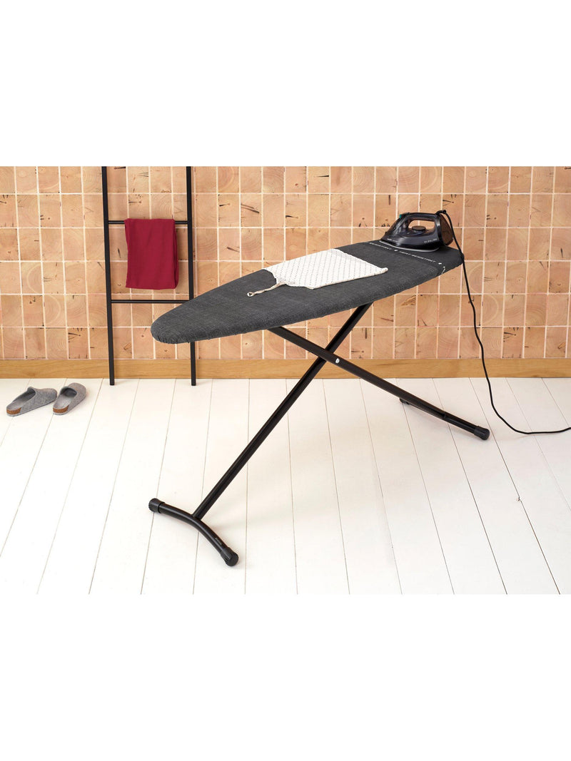 Brabantia Fairtrade ironing board 135x45cm denim black, imported from the UK