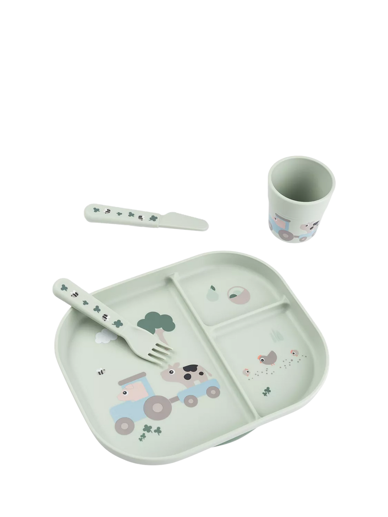 Done by Deer Tiny Farm Foodie dinner set - British product