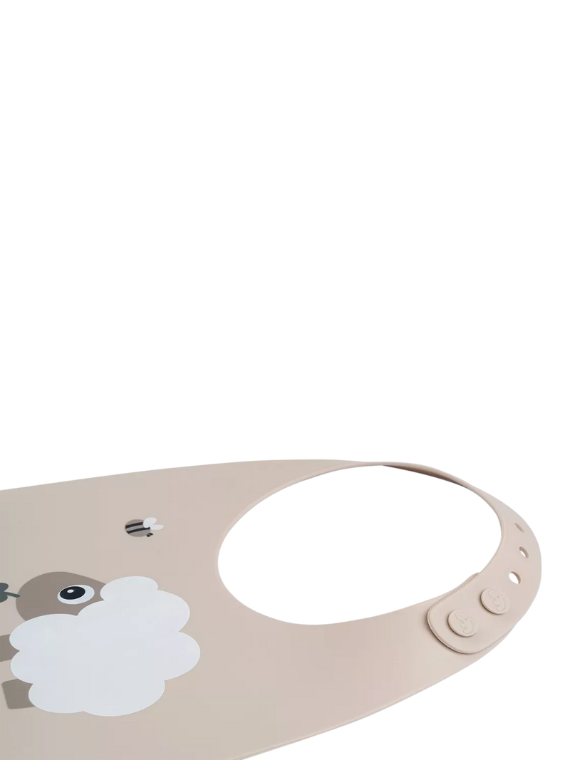 Done by Deer silicone bib with pocket and adjustable neck - British product