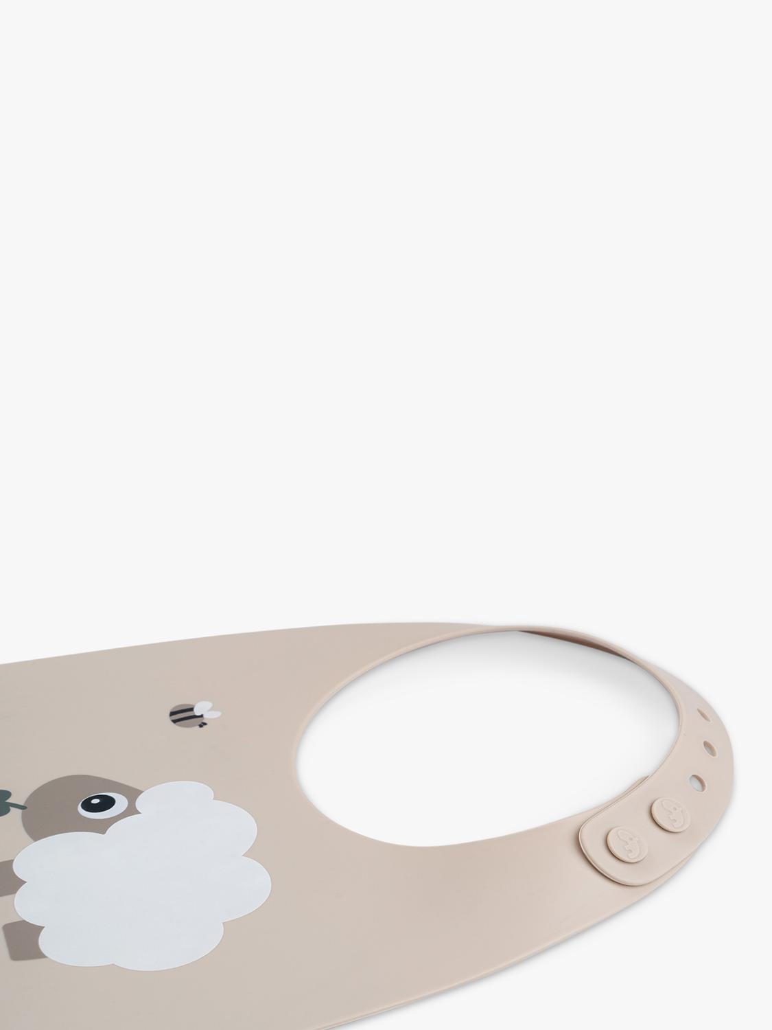 Done by Deer silicone bib with pocket and adjustable neck - British product