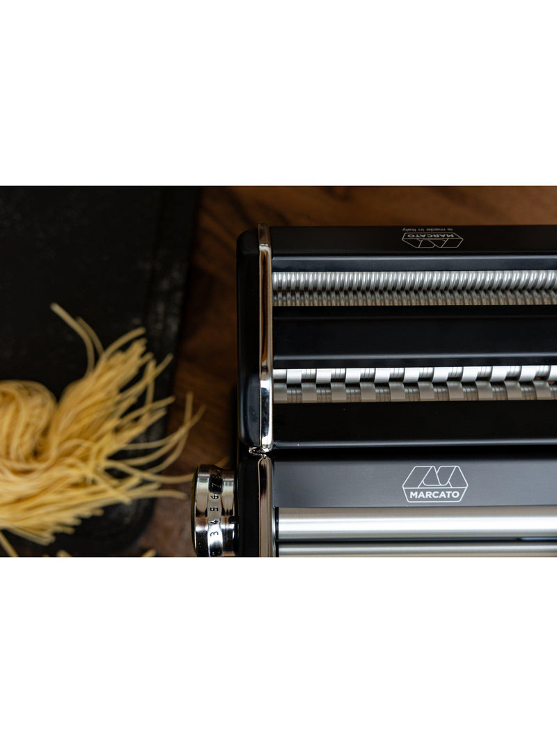 Marcato Atlas Plus pasta machine black, imported from the UK