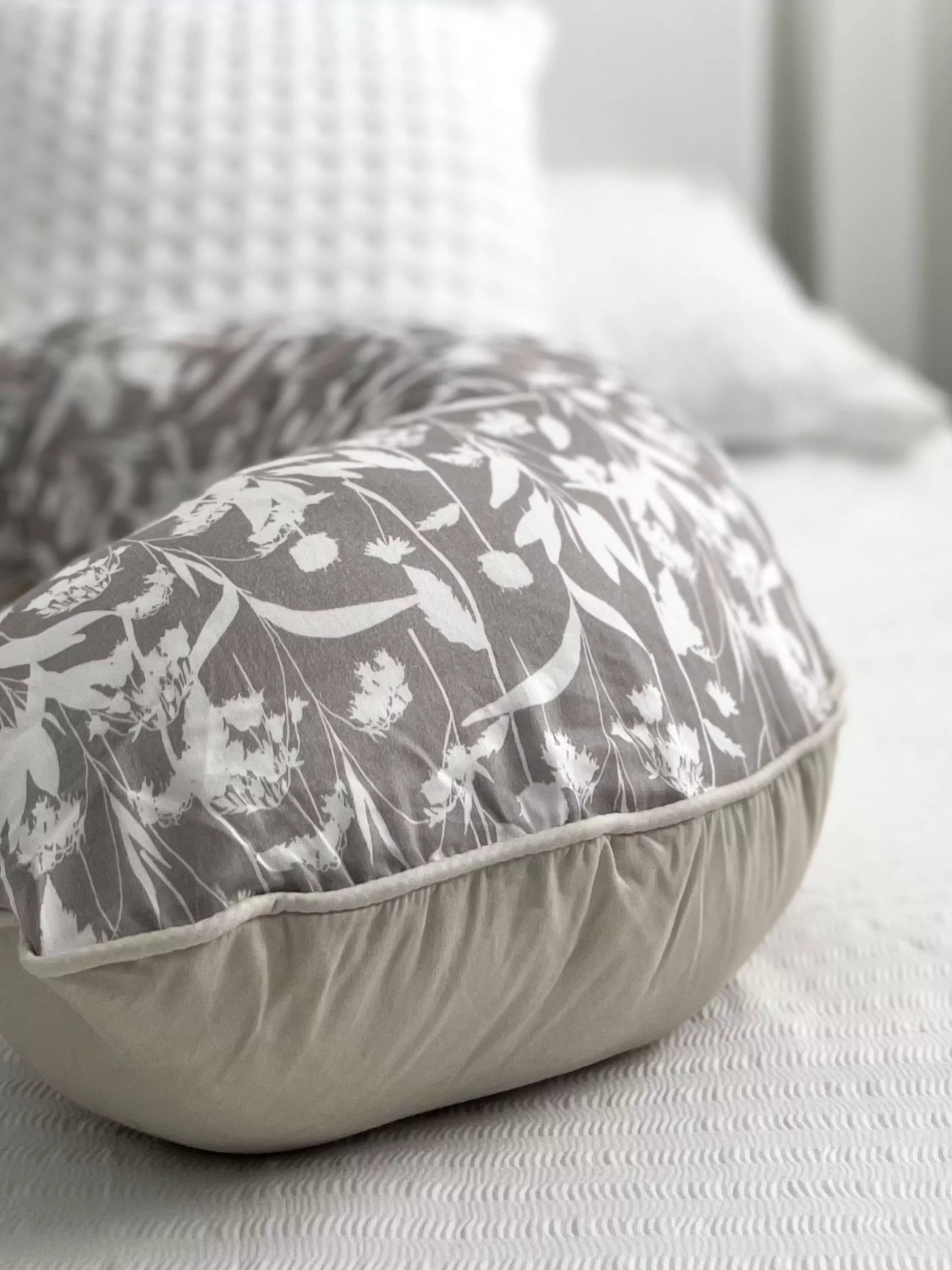 BellaMoon Mini-Moon nursing pillow in Foraged Herbs (British brand)
