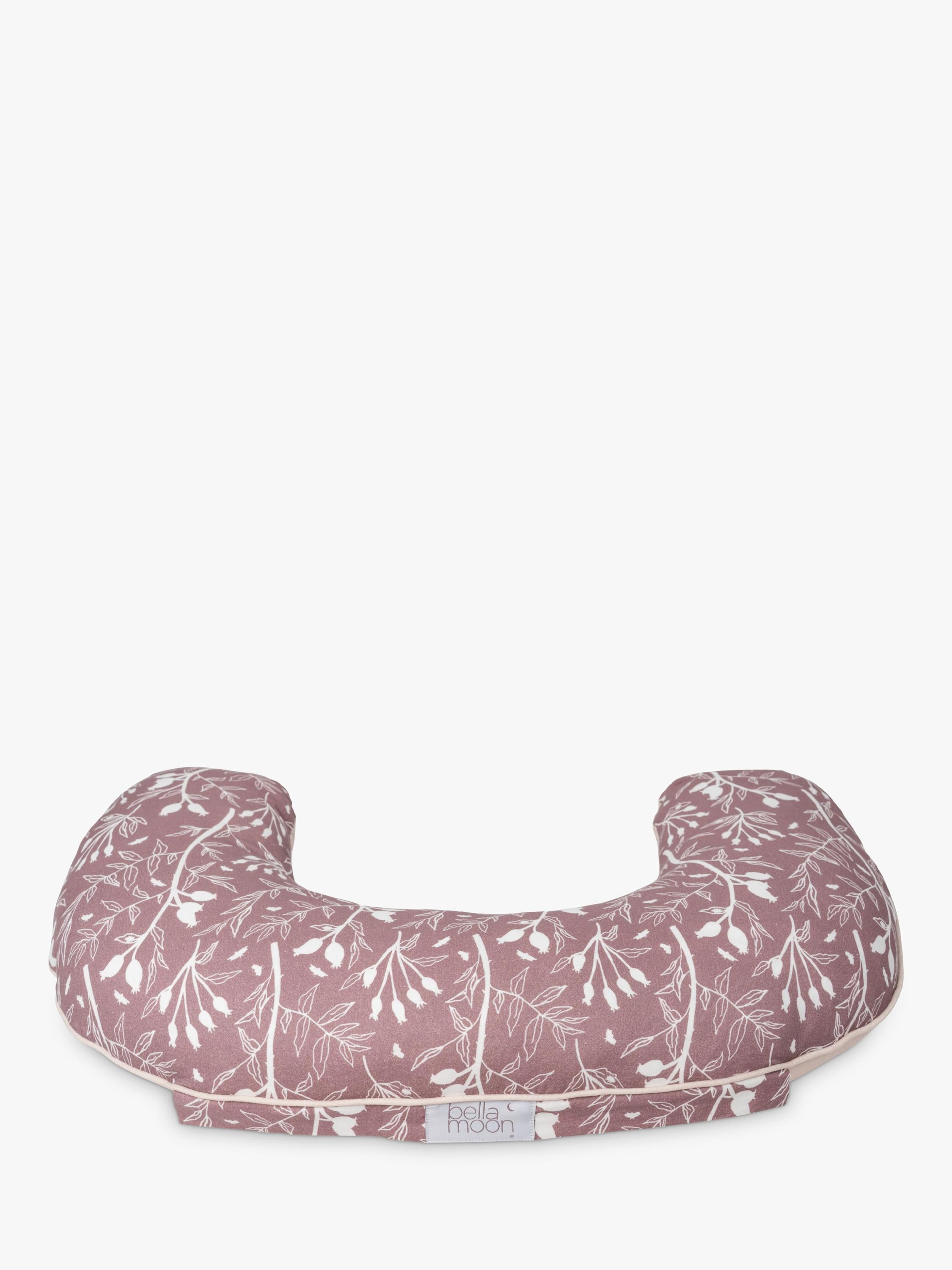 BellaMoon Mini-Moon nursing pillow in rosehip, imported from the UK
